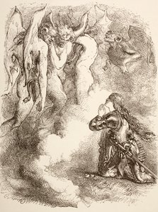 ジョーンラプセル、1890年に友人に見捨てられた 作： John Gilbert